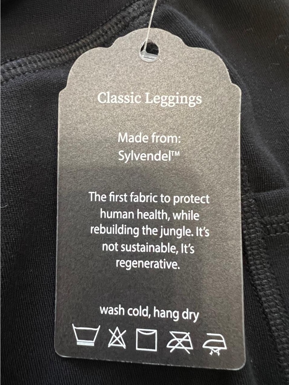 New Namarie Sylvendel Hemp Signature Leggings Sz XL Black Luxury Athliesure NWT - Picture 3 of 8